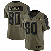 Nike Seattle Seahawks 80 Steve Largent 2021 Olive Salute To Service Limited Jersey Dyin,baseball caps,new era cap wholesale,wholesale hats